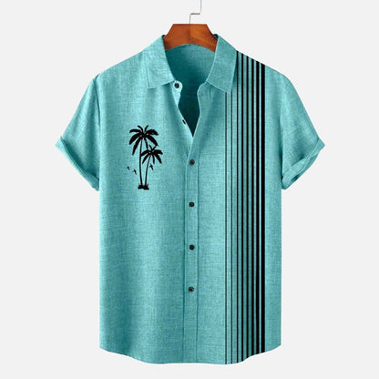 3D Digital Printing Shirt Hawaiian Casual