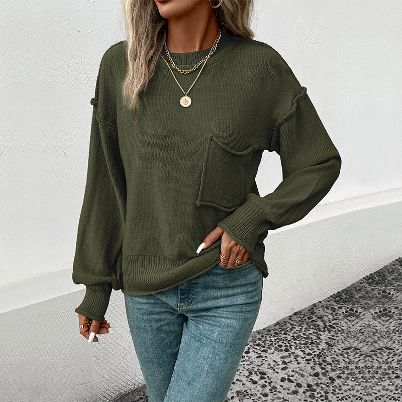 Multi-Color Fashion Women's Wear Long Sleeve Sweater