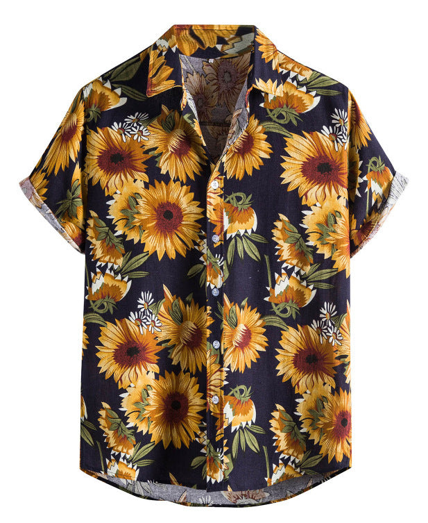 Casual Independent Station Hot Sale Hawaiian Shirt Men