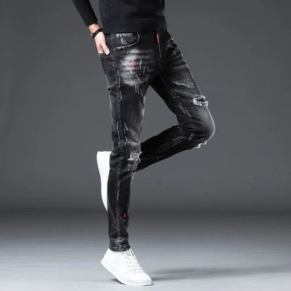 Men's Korean-style Trendy Slim Fit Skinny Pants