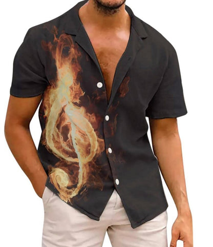 Casual Independent Station Hot Sale Hawaiian Shirt Men