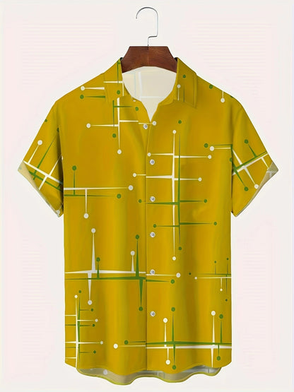 Fashion Printed Shirt Summer Menswear Printing