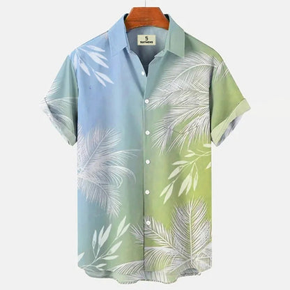 3D Digital Printing Shirt Hawaiian Casual