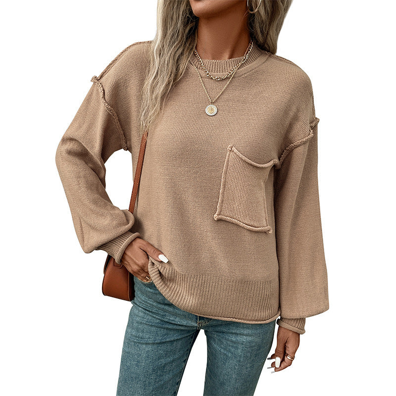 Multi-Color Fashion Women's Wear Long Sleeve Sweater