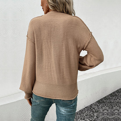 Multi-Color Fashion Women's Wear Long Sleeve Sweater