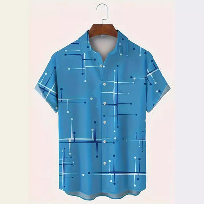 Fashion Printed Shirt Summer Menswear Printing