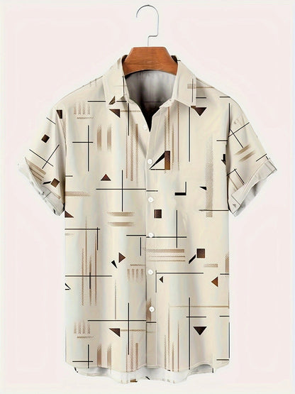 Fashion Printed Shirt Summer Menswear Printing