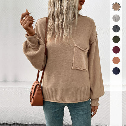 Multi-Color Fashion Women's Wear Long Sleeve Sweater