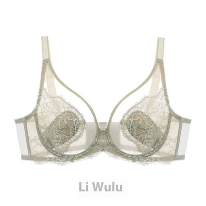 Thin Suit Push Up Full Cup Breast Holding Anti-sagging Ultra-thin Bra